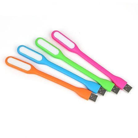 LINTERNA LÁMPARA USB CELESTE