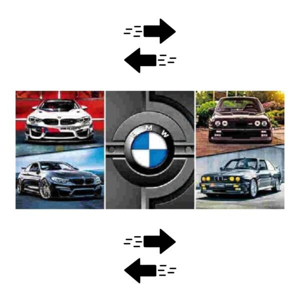 PÓSTER 3D - BMW 30x40CM