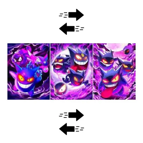 PÓSTER 3D - POKEMÓN GENGAR 30x40CM