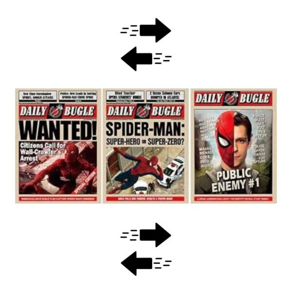 PÓSTER 3D - SPIDERMAN WANTED 30x40CM