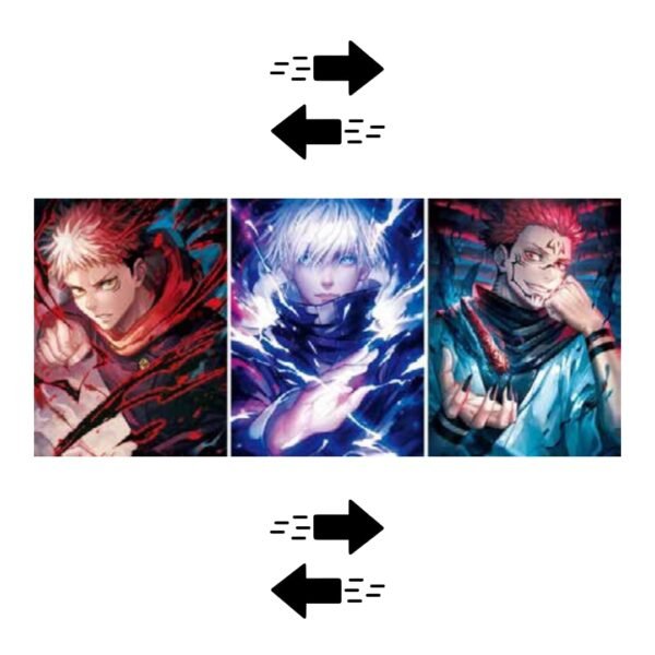 PÓSTER 3D - JUJUTSU KAISEN COD3991 30x40CM