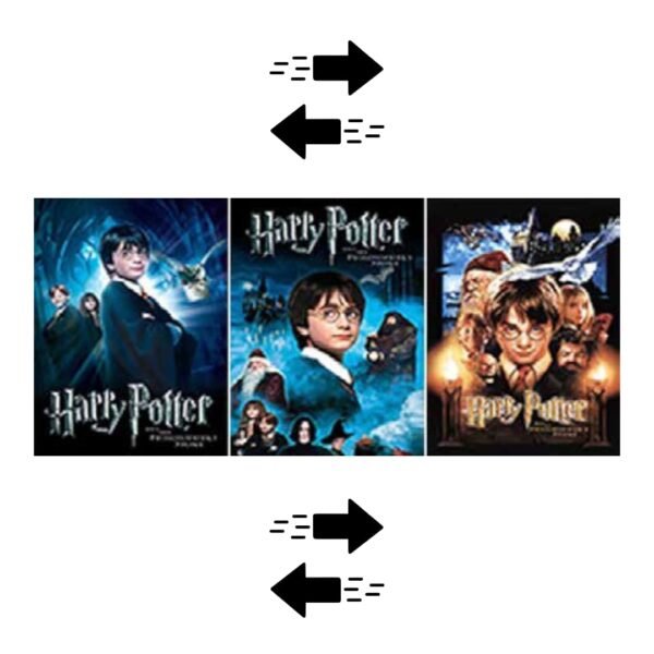 PÓSTER 3D - HARRY POTTER PERSONAJES 30x40CM