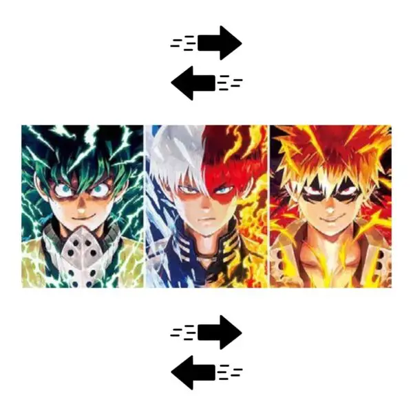 PÓSTER 3D - MY HERO ACADEMIA 30x40CM