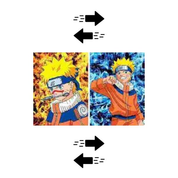 PÓSTER 3D - NARUTO 30x40CM