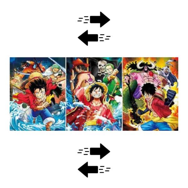 PÓSTER 3D - ONE PIECE COD2214 30x40CM