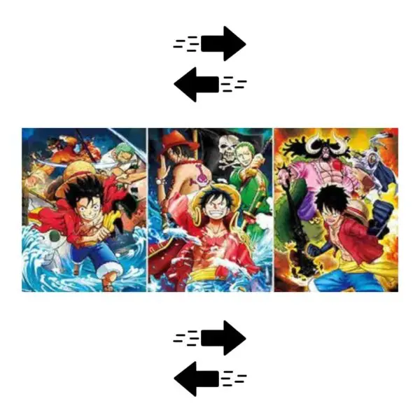PÓSTER 3D - ONE PIECE COD2214 30x40CM