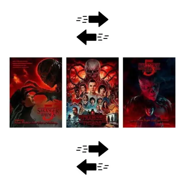 PÓSTER 3D – STRANGER THINGS 5 30x40CM