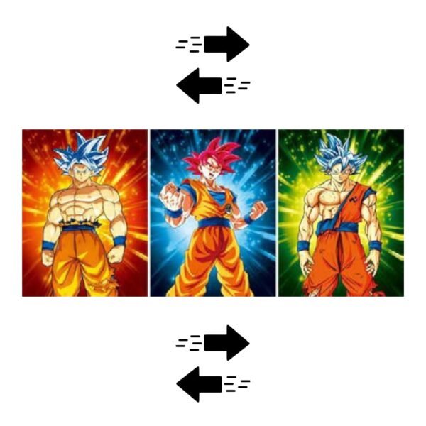 PÓSTER 3D – DRAGON BALL Z 30x40CM