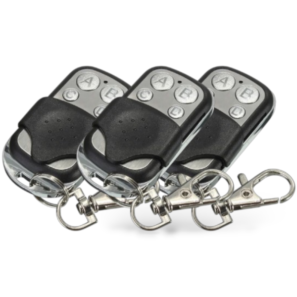COPIAS DE CONTROLES PARA PORTONES, GARAJES, ALARMA DOMÉSTICA x3 unidades promoción