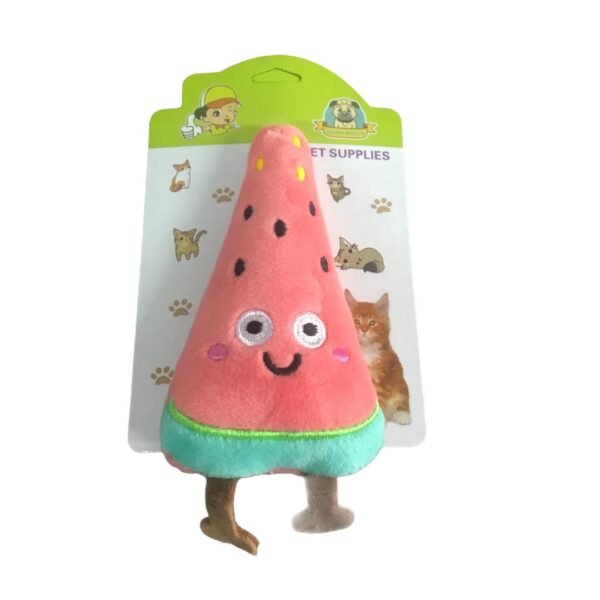 JUGUETE PARA GATO - SANDÍA PELUCHE